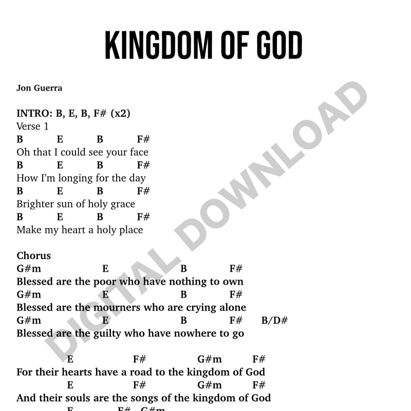 "Keeper of Days" Songbook (Complete Set of Lead Sheets/Chord Charts - PDF)