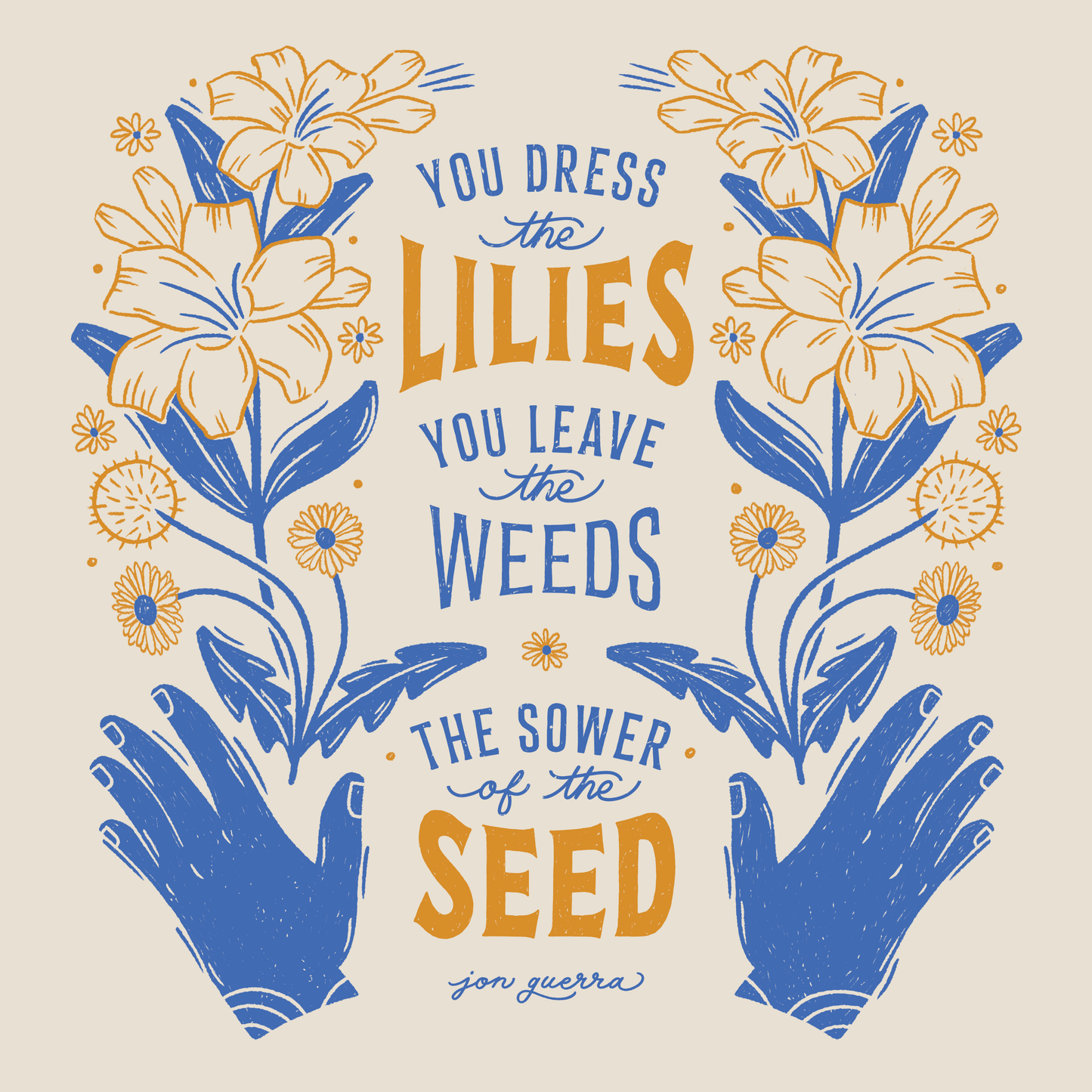 I See The Birds "Lilies" Lyric Boxy T-Shirt
