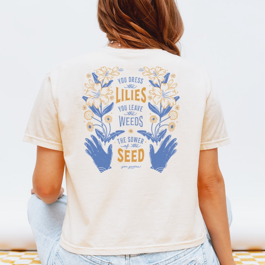 "You Dress the Lilies" Lyric Boxy T-Shirt