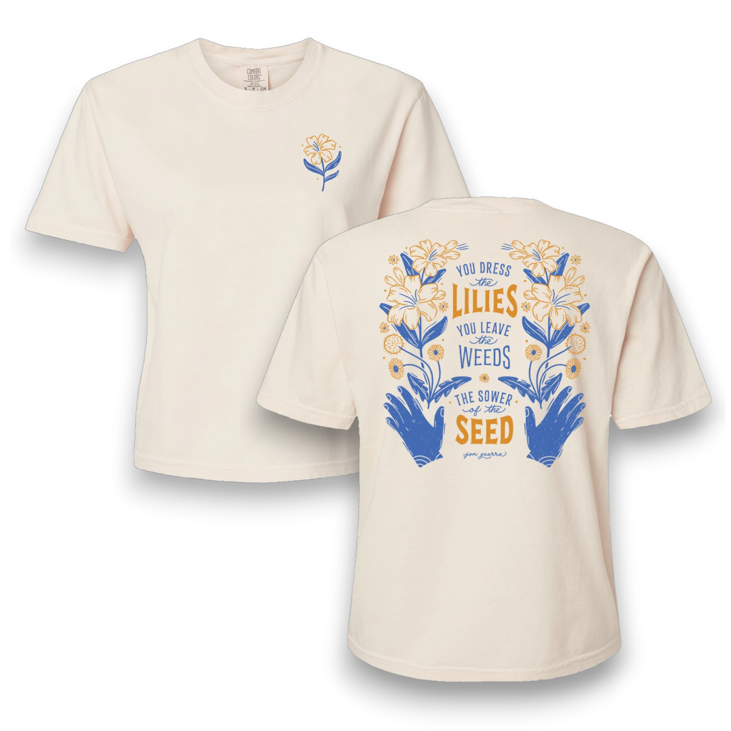 I See The Birds "Lilies" Lyric Boxy T-Shirt