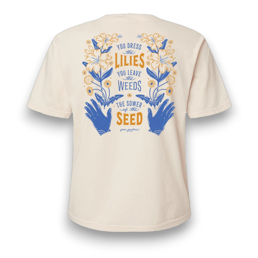 I See The Birds "Lilies" Lyric Boxy T-Shirt